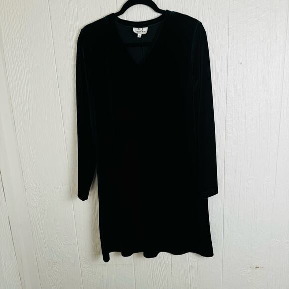 R.J. Collection by Chelsea Rousso Emerald Green Velvet Dress Jewel Tone Size 10 - Picture 12 of 12